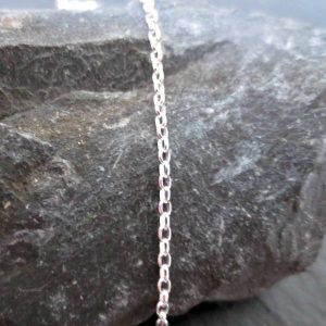 sterling silver mini belcher chain