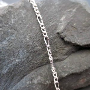 Sterling Silver Figaro Chain