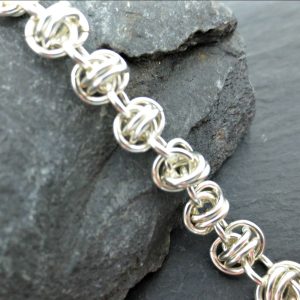 Barrel weave bracelet