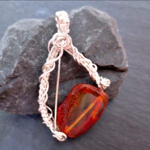 Amber Nugget pendant