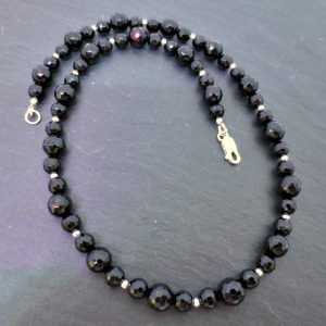 Blacl Agate necklace