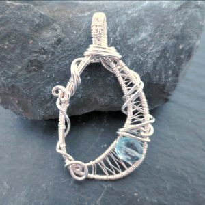 Blue Topaz pendant