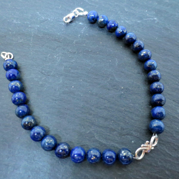 Lapis Lazuli Infinity bracelet