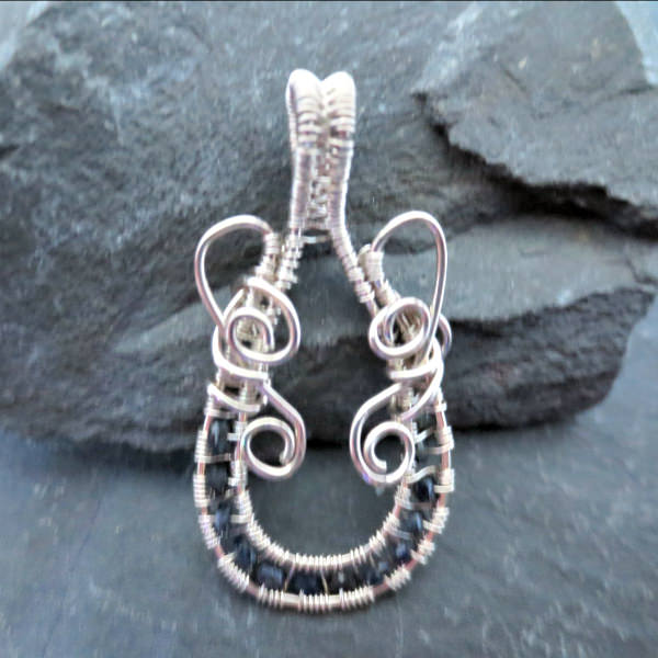Sapphire pendant