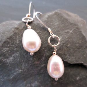 Pearl earrings