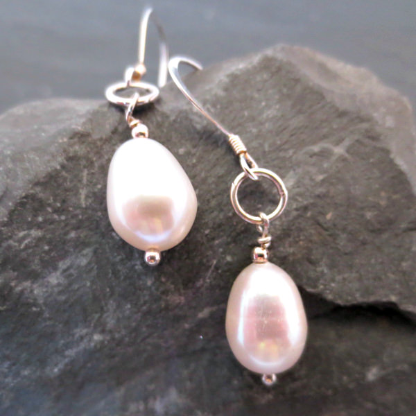 Pearl earrings