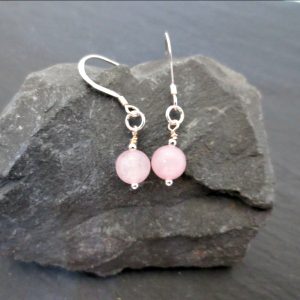 Rose Quartz earrings
