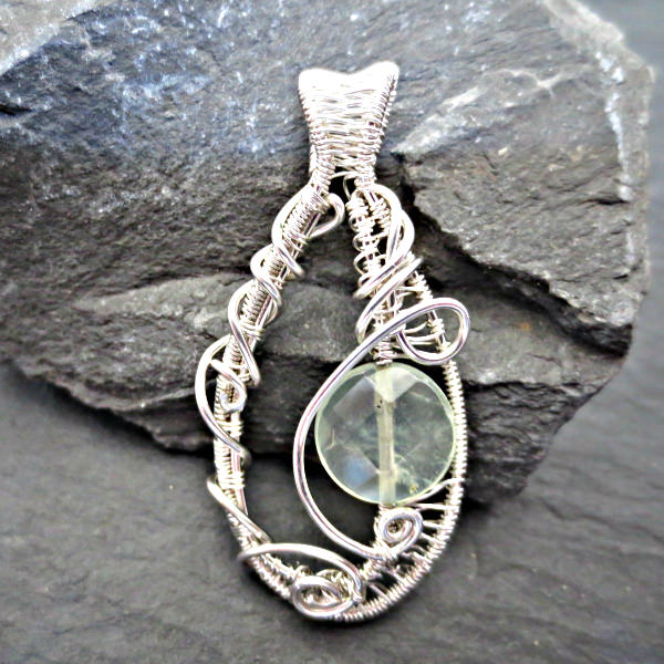 Prehnite pendant