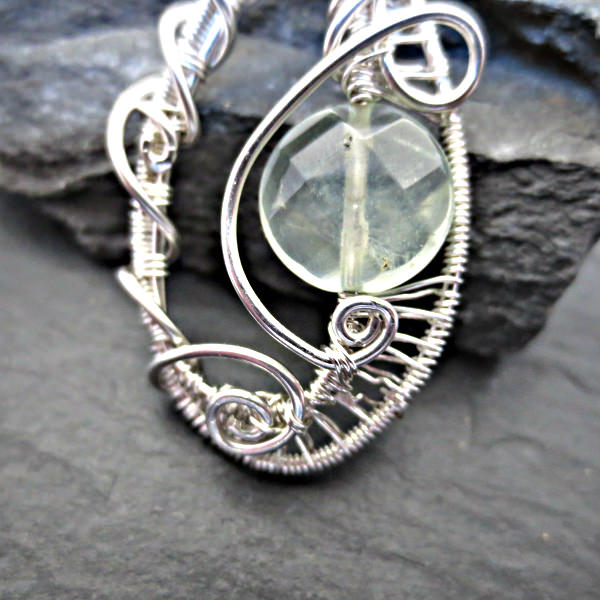 Prehnite pendant