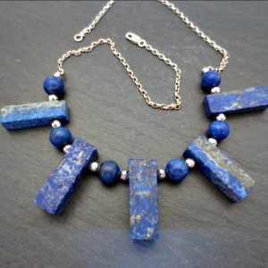 Lapis Lazuli Column necklace