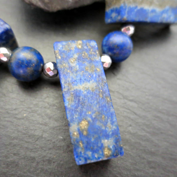 Lapis Lazuli Column necklace