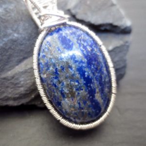 Lapis Lazuli oval pendant