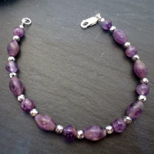 Amethyst bracelet