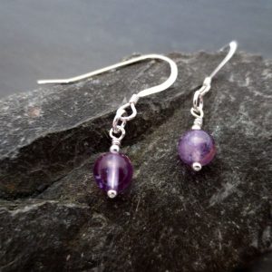 Amethyst earrings