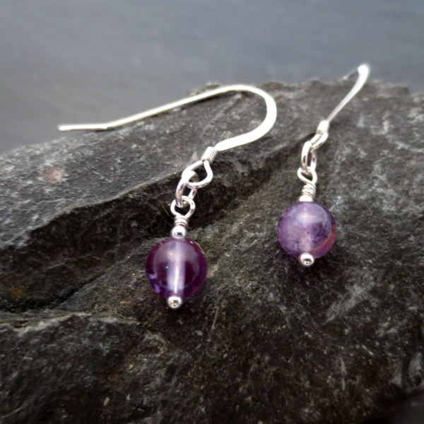 Amethyst earrings