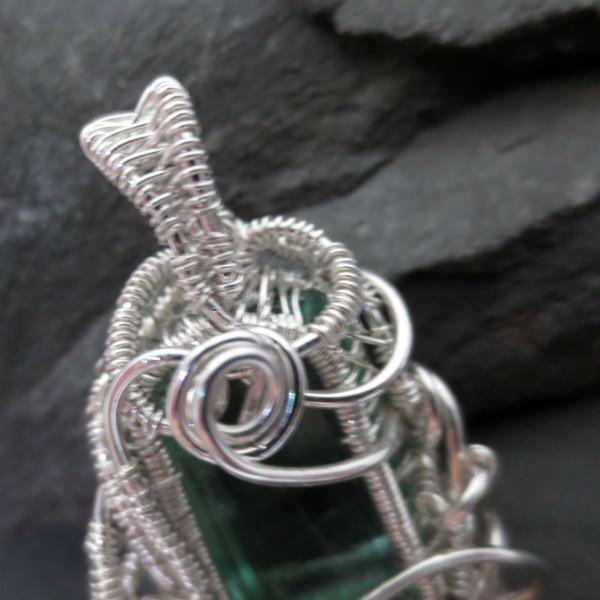 Fluorite pendant