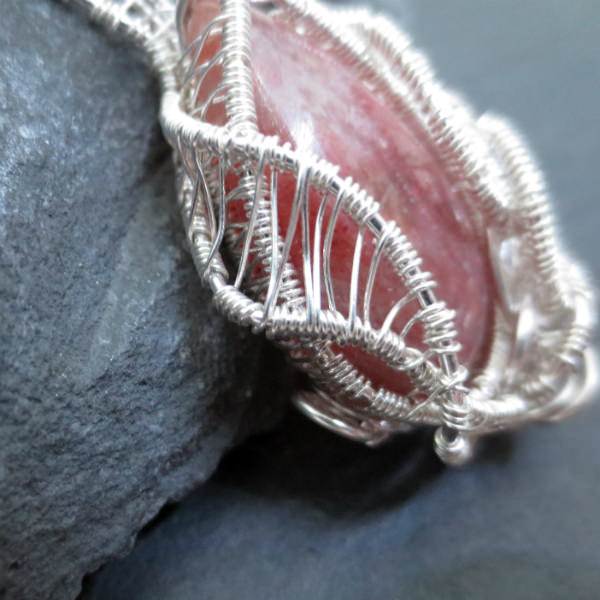 Sunstone ornate pendant