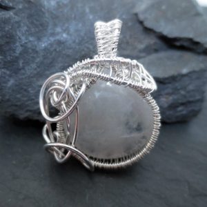 Rainbow Moonstone pendant