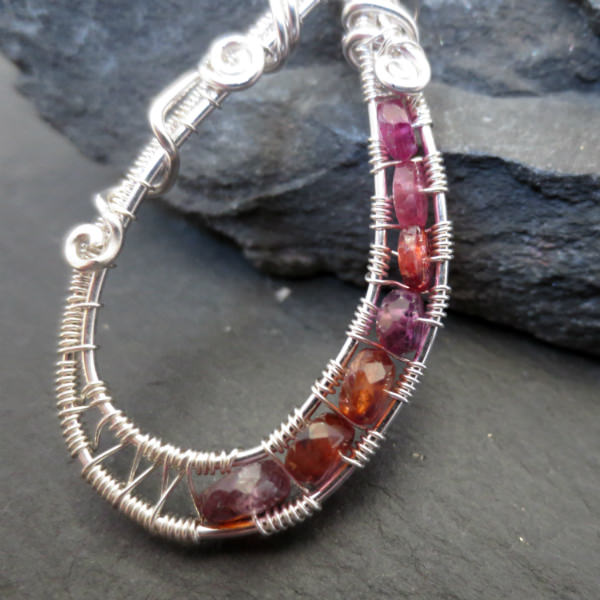 Pink Sapphire pendant