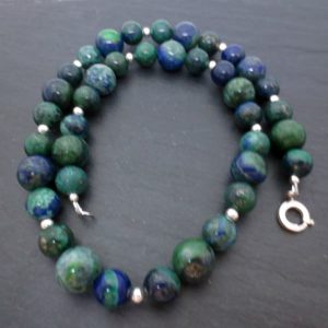 Peacock Lapis Lazuli necklace
