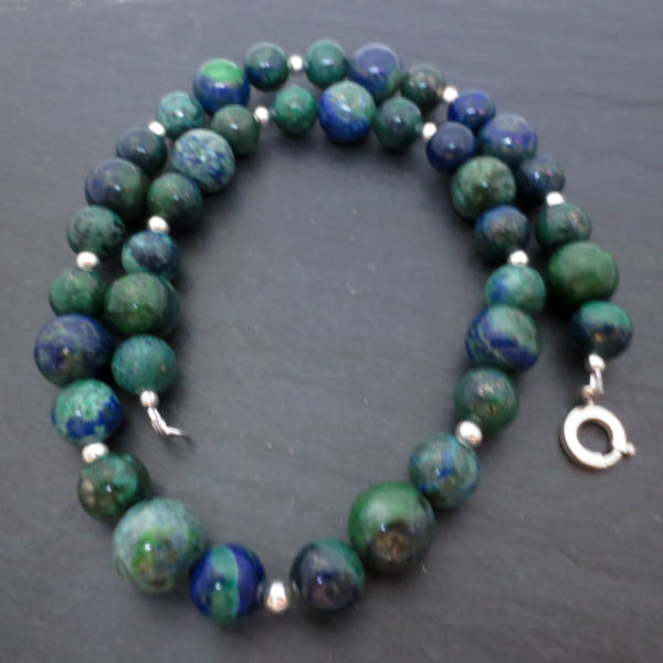 Peacock Lapis Lazuli necklace