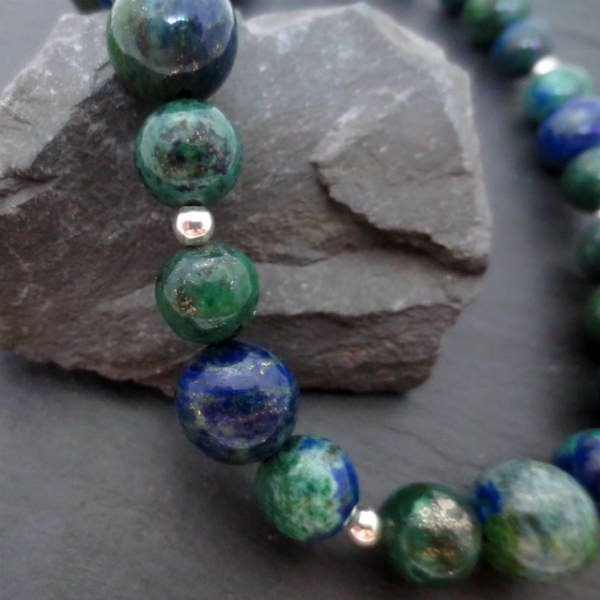 Peacock Lapis Lazuli necklace