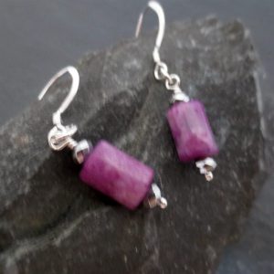 Purple Jasper earrings