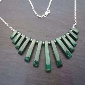 Malachite necklace