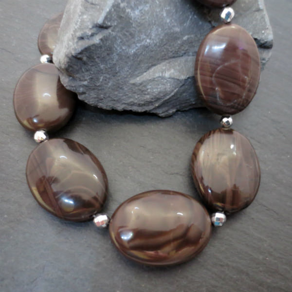 Coffee Jasper necklace