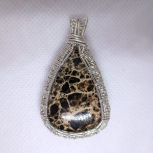 orbicular jasper pendant