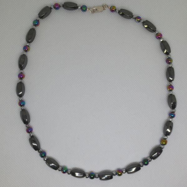 Hematite Twist Necklace